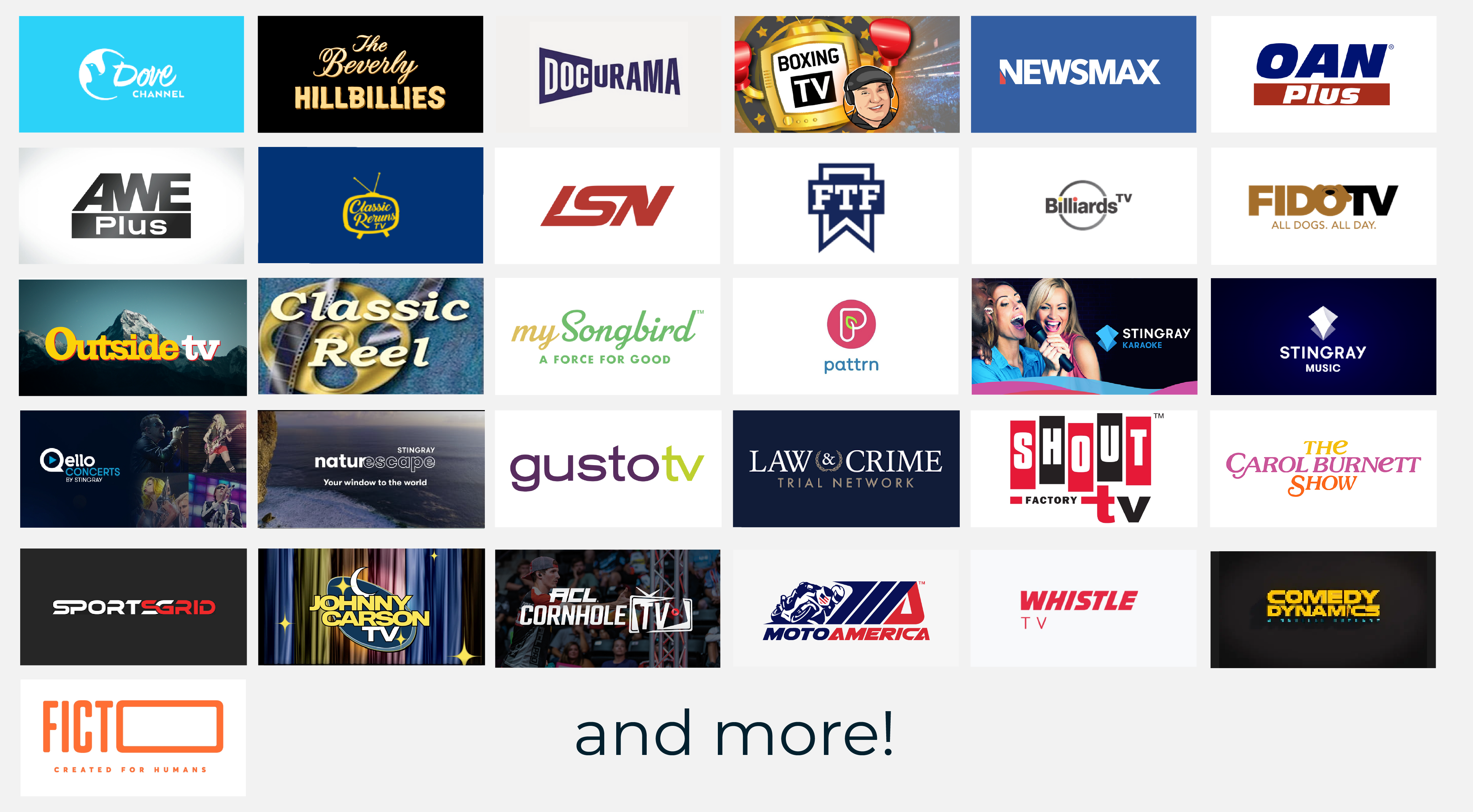 Channel Categories (on web)_free mobile